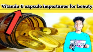 Vitamin E capsule importance for beauty #shorts #vitamin #beautiful