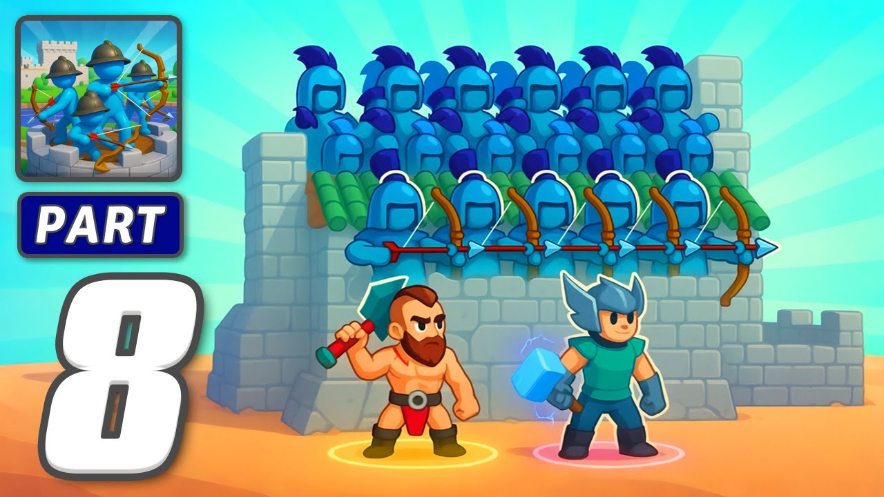 Archery Bastions Castle War - Gameplay Walkthrough Part 8