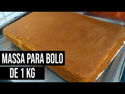 COMO FAZER BOLO COM 1 KG DE TRIGO  MASSA PERFEITA PRA FESTA 