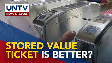 Stored value ticket, effective solution to long queues in MRT, LRT - USec. Chavez