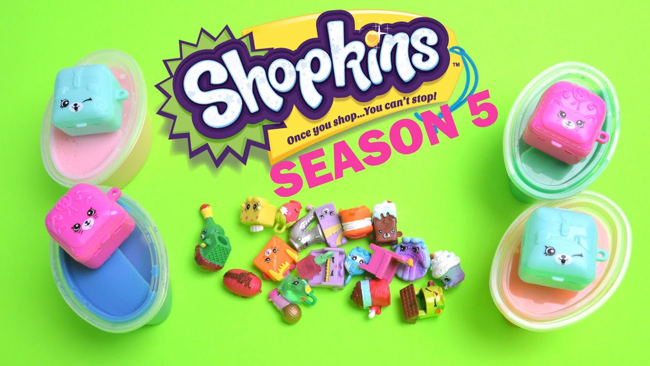 Shopkins Season 5 SLIME SURPRISE | Learn colors with Shopkins