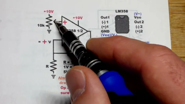 Beginners Op Amp Current Source Basics For Learning Electronics By Electronzap