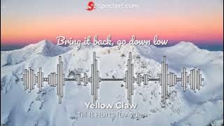 Yellow Claw - Till It Hurts ft. Ayden (Lyric)