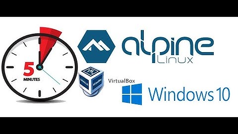 Alpine Linux on Oracle VM VirtualBox
