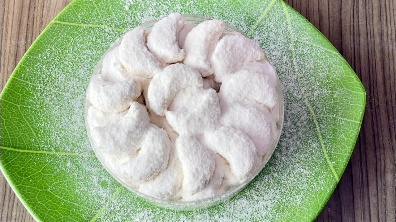 Putri Salju Kacang Mede Jadul Tanpa Telur Snow White Cookies Oven Tangkring/Gas