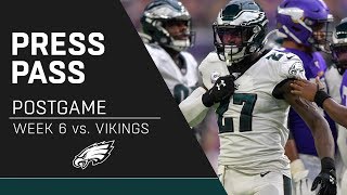 Malcolm Jenkins & More React to Loss to Vikings | Eagles Press Pass