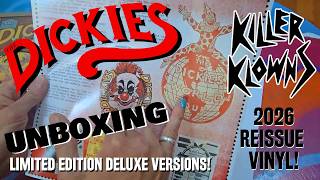 Unboxing THE DICKIES Killer Klowns Reissue Vinyl LPs 2026 Deluxe Versions!