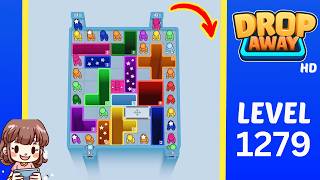 Drop Away Level 1279 Solution Walkthrough