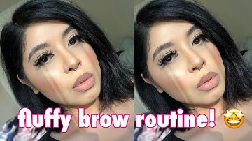 MY FLUFFY BROW ROUTINE | JOCELYN SANCHEZ