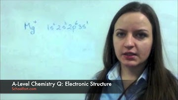 Experimental Evidence for Electronic Structure | A Level Chemistry Question
