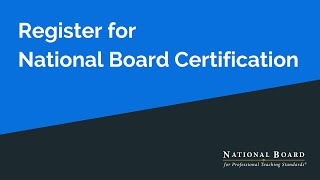 Famous Register for National Board Certification Net Worth