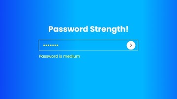 Password Strength Check HTML CSS Javascript in your website | HTML CSS Javascript Password Strength