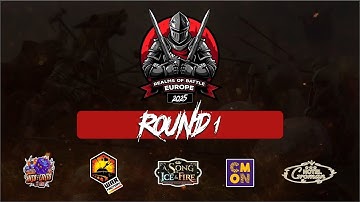 Realms of Battle Europe 2025 - Round 1 // Rycman vs. Arhra (Clash of Kings) ASOIAF: TMG