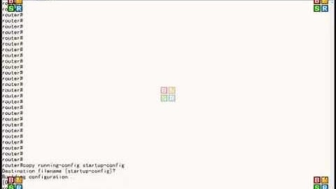 Cisco router saving configurations to startup