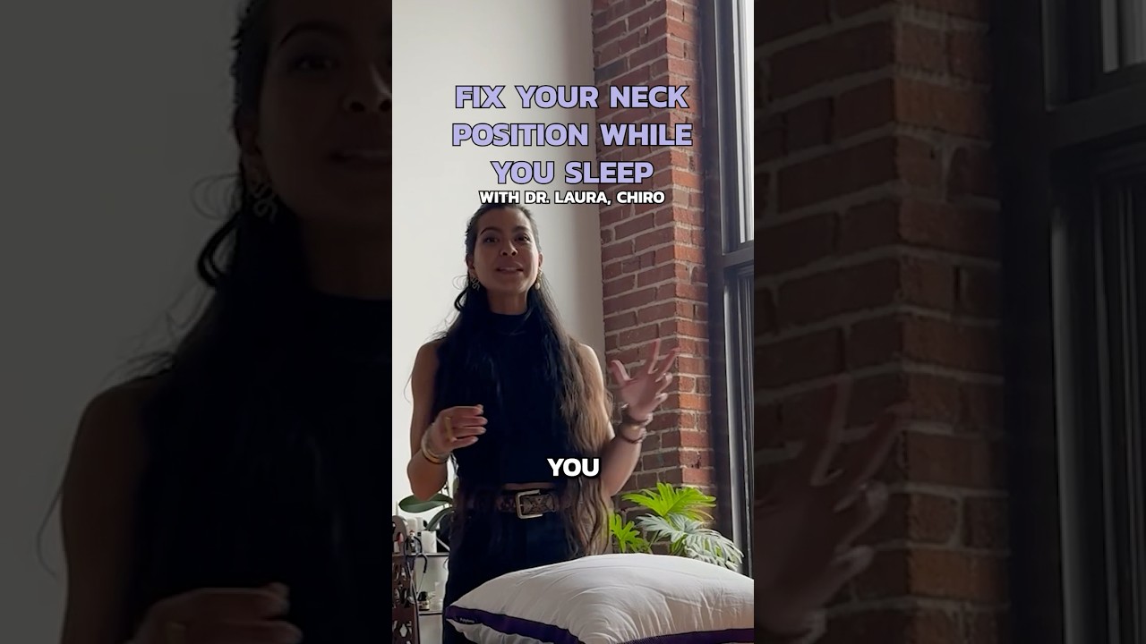 Fix your neck position while you sleep 💤 