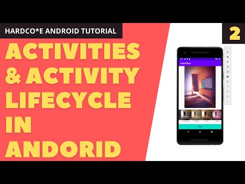 2. Understanding Activities & Activity LifeCycle in Android | HARDCORE Android Development tutorial
