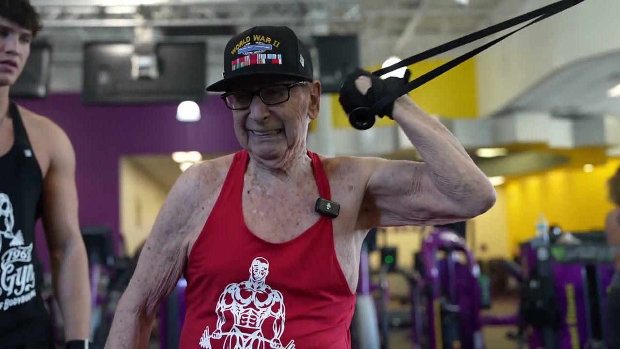 Joe Fazer Trains With 100 Year Old Bodybuilder (DELETED VIDEO)