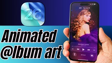 Full Screen Animated Album Art lock Screen in iOS 26 on iPhone (Fix & Enable Settings)