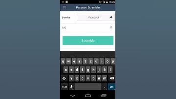 Password Scrambler Demo