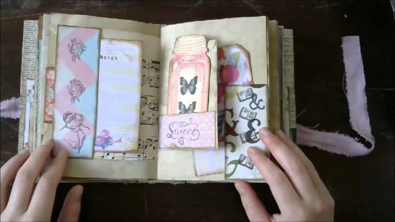 Junk Journal 'Recipe Book' - Flip through 