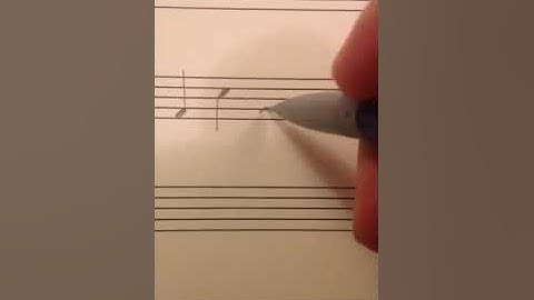 Music Notation: Drawing/Understanding Quarter Notes