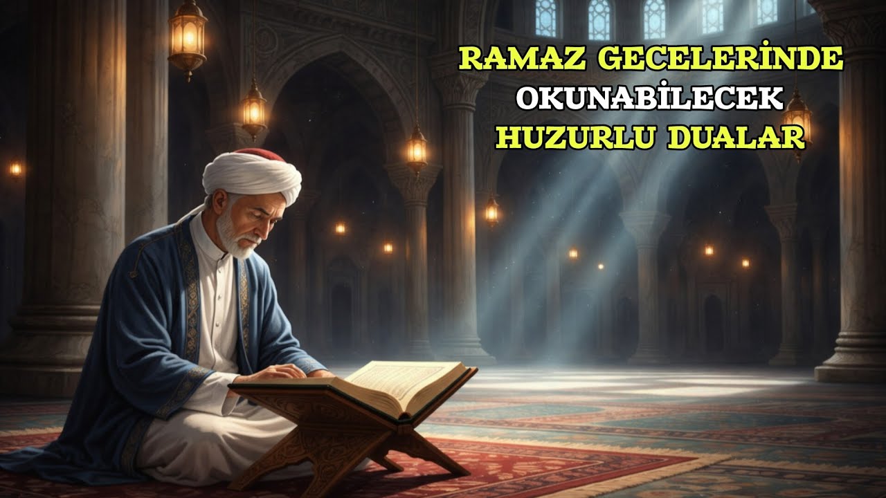RAMAZAN GECELERİNDE OKUNABİLECEK HUZURLU DUALAR | Uyku İçin Video.