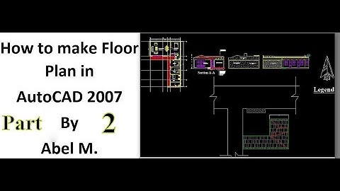 Part 2 Ground Floor Plan - Placing Columns In AutoCad By Abel M