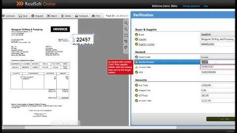 Automated Invoice Capture and Archiving through Readsoft Online