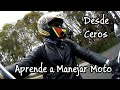 Aprende a Manejar una Moto Desde Cero