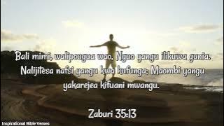 ZABURI 35 'Ee BWANA UTETE NAO WANAOTETA NAMI' (#Psalms35)