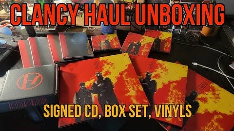 Unboxing Signed Clancy CDs, Journal, and Three Vinyls | TØP Unboxing Corner Clancy Haul Edition