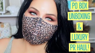 High Fashion Face Masks, Friend Mail, PR Haul & MoRe  PO Box Unboxing, MAC Teyana Taylor