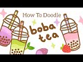 How to doodle boba tea