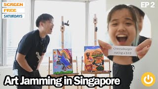 Artify Studio, art jamming in Singapore