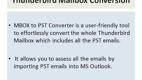 Mbox to PST Converter Tool