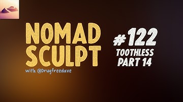 #122 Toothless Part 14 | Step by Step 3D Modeling in Nomad Sculpt