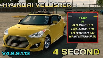 [Full Tutorial] 4 Sec TUNING + GEARBOX Permanent HYUNDAI VELOSTER | Car Parking Multiplayer