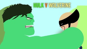 Hulk Vs Wolverine WIP (Not finished)| Sticknodes Fight