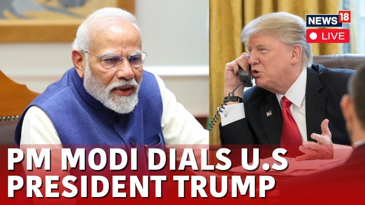 Trump News Live | PM Modi LIVE PM Modi, President Trump Discuss India ...