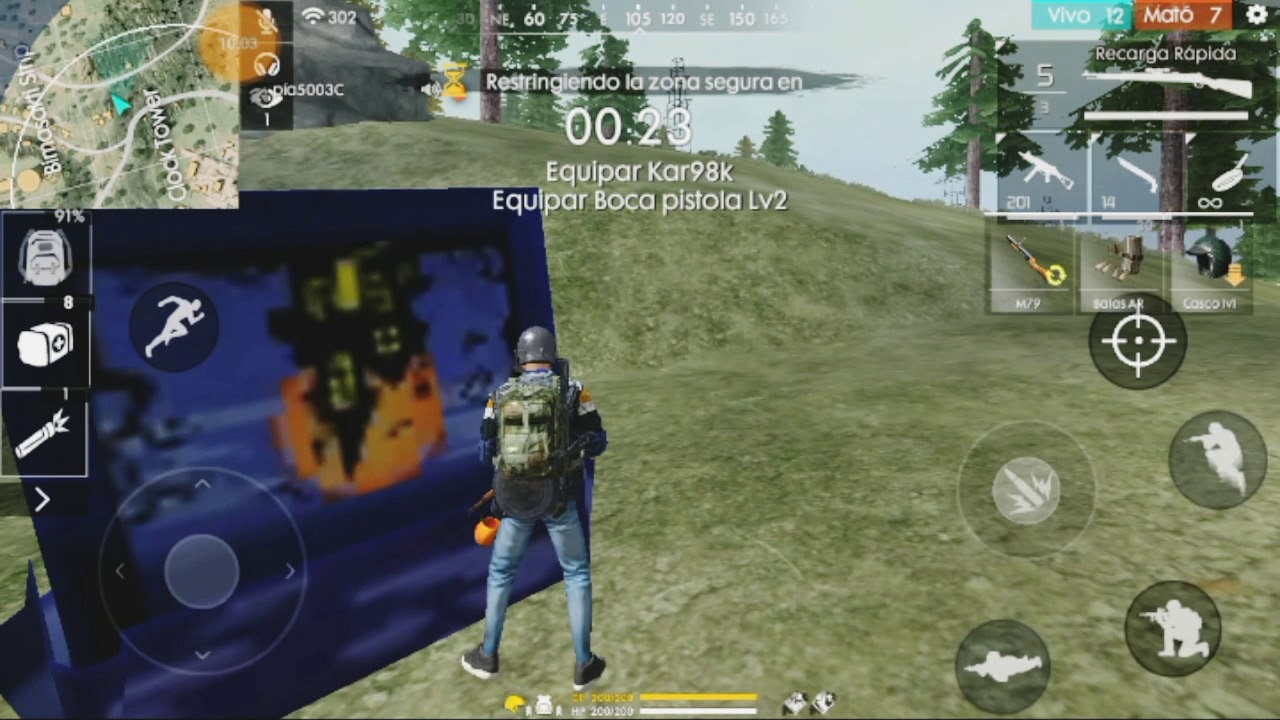 Free fire Bolivia primeras partidas que hice 😁