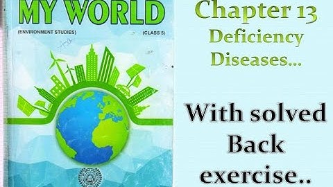 |Class 5th|EVS|PSEB| Chapter 13 [Deficiency diseases]