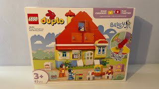 Lego Duplo Bluey’s Family House with Memory Game Set Review.