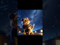 A kitten wishes on a shooting star#kittens #kitten #star