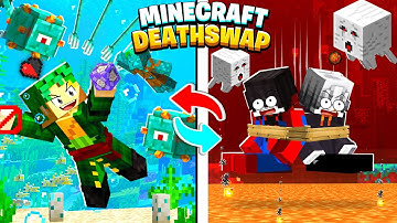 MINECRAFT DEATH SWAP, BUT I CAN USE COMMANDS😱