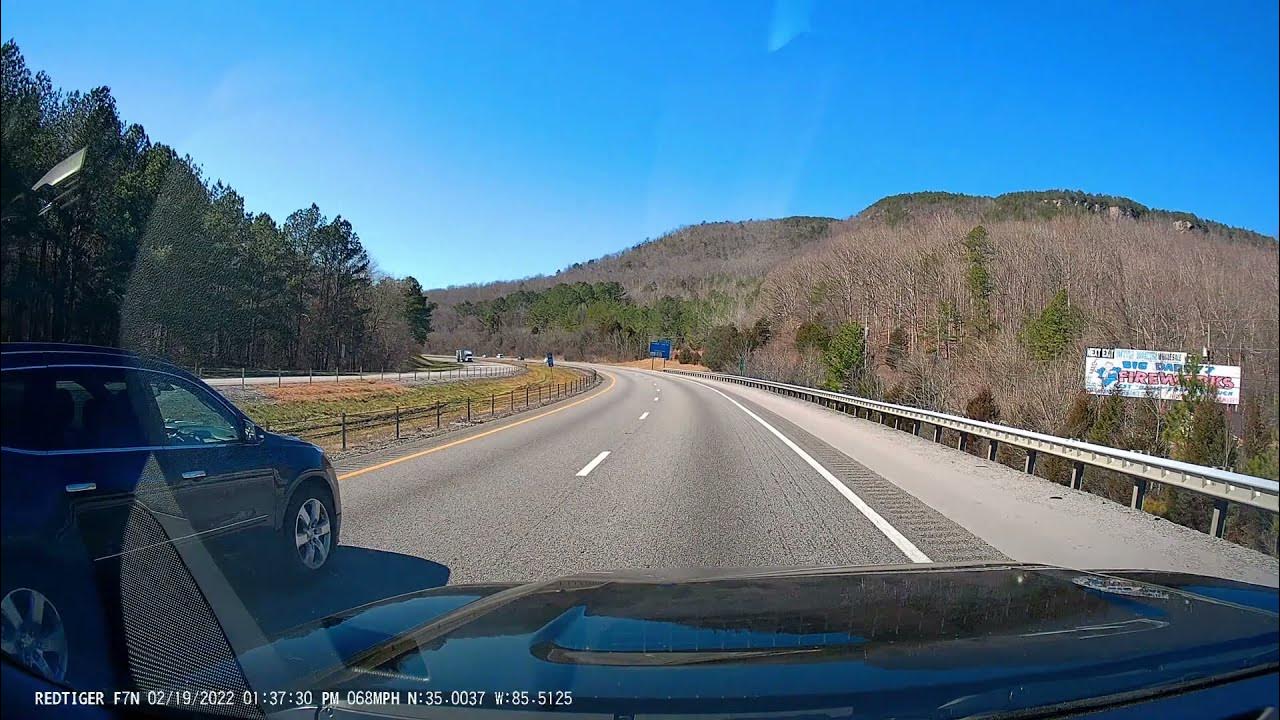 Interstate 24 Westbound Chattanooga Tennessee & Monteagle Mountain