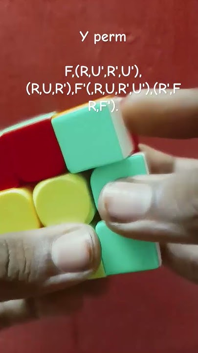 y perm pll algorithm #rubikscube #pll - YouTube