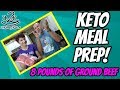 Keto Meal Prep | Ground beef recipes | What we eat on keto