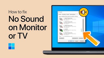 How To Fix No Sound Through Monitor or TV from Windows PC