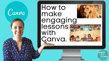Creating Lessons in Canva for Elementary School and Outschool