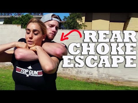 Standing Rear Naked Choke Escape w / Tess Kielhamer